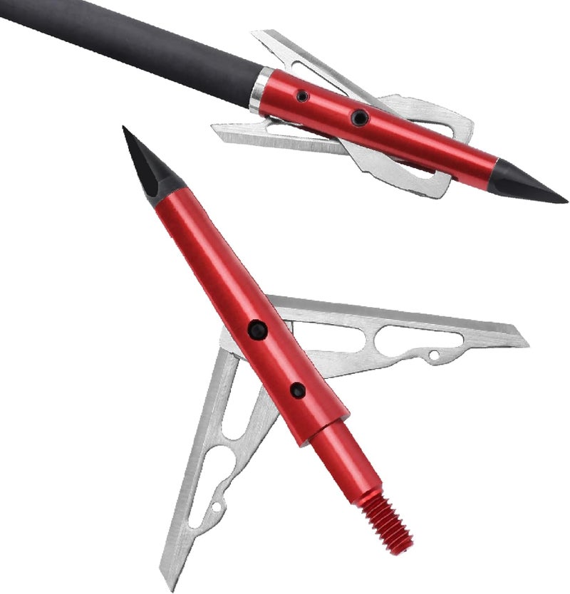 DEEPOWER Store 6 Pack Crossbow Bolts 20 inch GPI 9.9 with Broadheads 100 Grain and 7.62mm Lighted Nocks Crossbow Arrows for Hunting and Practice - Image 4
